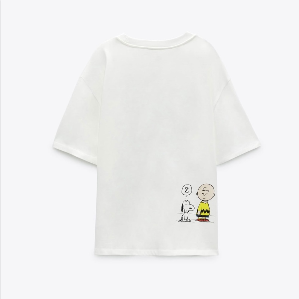 Zara Limited Edition Snoopy Peanuts T-shirt - Picture 2 of 4